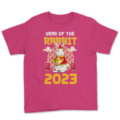 Chinese Year of Rabbit 2023 Chinese Aesthetic design Youth Tee - Heliconia