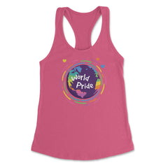World Pride t-shirt Gay Pride Month Shirt Tee Gift Women's Racerback