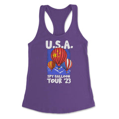 Spy Balloon Tour 2023 February 4th, 2023,Spy Balloons Funny design - Purple