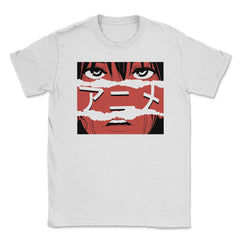 Anime Japanese Calligraphy Symbol Theme Gift graphic Unisex T-Shirt - White