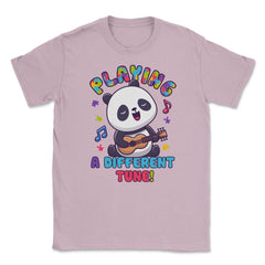Playing a Different Tune Autism Awareness Panda design Unisex T-Shirt