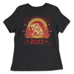 Chinese New Year The Year of the Rabbit 2023 Chinese product - Women's Relaxed Tee - Black