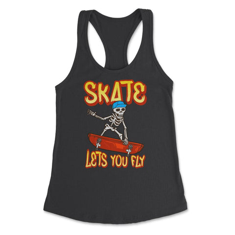 Skate Let’s You Fly Funny Skeleton Skating Urban product Women's