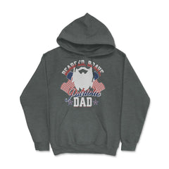 Bearded, Brave, Patriotic Dad 4th of July Independence Day product - Dark Grey Heather