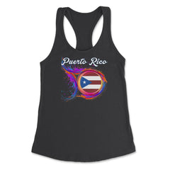 Puerto Rico Flag Gay Holi Greeting Boricua by ASJ graphic Women's