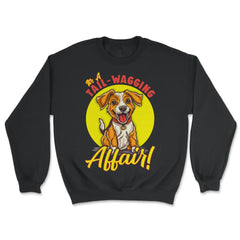 Jack Russell Terrier It's A Tail-Wagging Affair! Quote Print product - Unisex Sweatshirt - Black