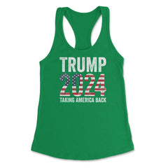 Donald Trump 2024 Take America Back Election 47th President print - Kelly Green