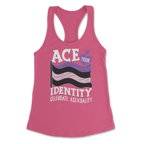 Asexual Ace Your Identity Celebrate Asexuality print Women's - Hot Pink