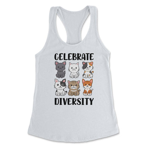 Funny Celebrate Diversity Cat Breeds Owner Of Cats Pets design - White
