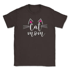 Funny Cat Mom Cute Cat Ears Whiskers Cat Lover Pet Owner product - Brown