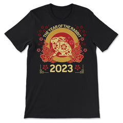 Chinese New Year The Year of the Rabbit 2023 Chinese design - Premium Unisex T-Shirt - Black