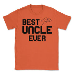 Funny Best Uncle Ever Fist Bump Niece Nephew Appreciation product - Orange