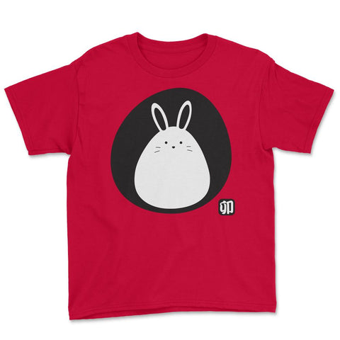 Chinese New Year of the Rabbit Minimalist Symbol graphic Youth Tee - Red