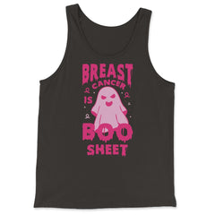 Breast Cancer Is Boo Sheet Ghost Print print - Tank Top - Black