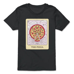 The Pizza Foodie Tarot Card Pizza Lover Fortune Teller graphic - Premium Youth Tee - Black