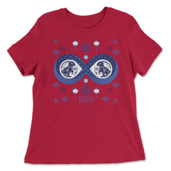Chinese New Year of the Rabbit Chinese Aesthetic design - Women's Relaxed Tee - Red