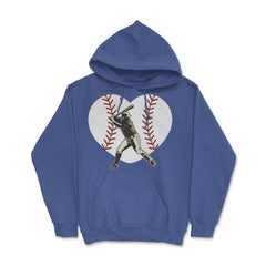 Baseball Heart Batter Hitter Baseball Player Fan Coach product Hoodie - Royal Blue