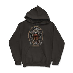 Chieftain Peacock Feathers Motivational Native Americans product - Hoodie - Black