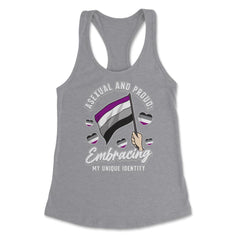 Asexual and Proud: Embracing My Unique Identity design Women's - Grey Heather