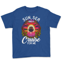Sun, Sea, and a Cruise for Me Vacation Cruise Mode On product Youth - Royal Blue