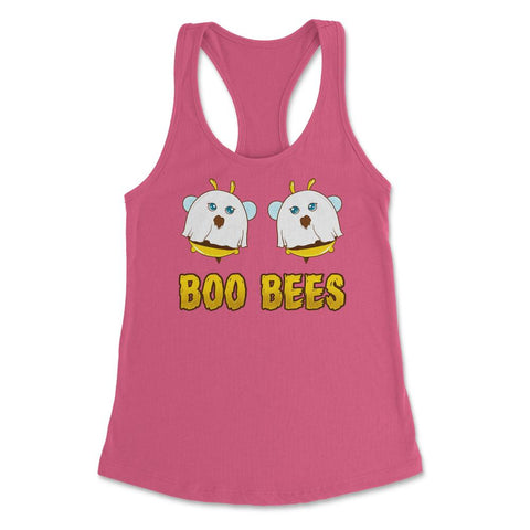 Boo Bees Halloween Ghost Bees Characters Funny Women's Racerback Tank