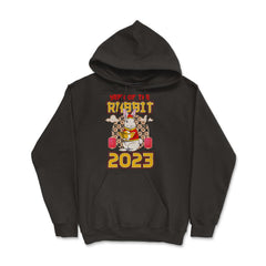 Chinese Year of Rabbit 2023 Chinese Aesthetic product - Hoodie - Black