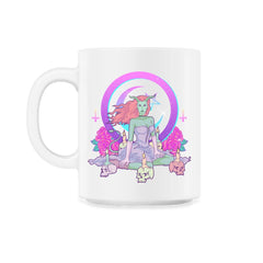 Pastel Goth Anime Diva Halloween Gift design 11oz Mug