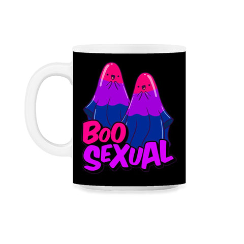 Boo Sexual Bisexual Ghost Pair Pun for Halloween print 11oz Mug