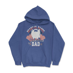 Bearded, Brave, Patriotic Dad 4th of July Independence Day product - Royal Blue