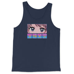 Funny Otaku Anime Periodic Table Elements Product product - Tank Top - Navy