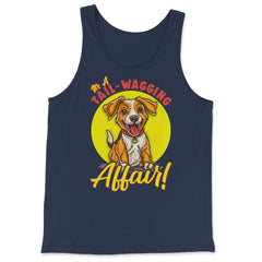 Jack Russell Terrier It's A Tail-Wagging Affair! Quote Print product - Tank Top - Navy