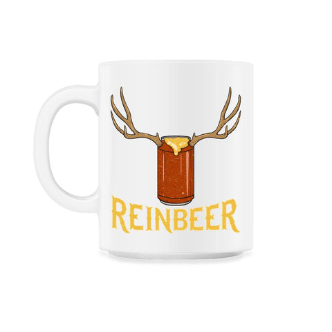 Reinbeer Reindeer Beer X-mas Beer Can Drinking  11oz Mug