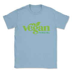 Vegan Fangirl Hand-Drawn Lettering Design Gift graphic Unisex T-Shirt
