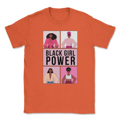 Black Girl Power Afro-American Woman Pride Design design Unisex - Orange
