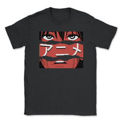 Anime Japanese Calligraphy Symbol Theme Gift graphic Unisex T-Shirt - Black