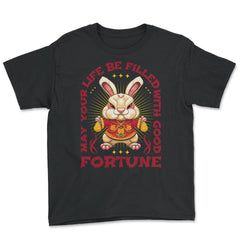 Chinese New Year of the Rabbit Chinese Aesthetic graphic - Youth Tee - Black