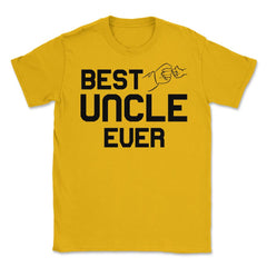Funny Best Uncle Ever Fist Bump Niece Nephew Appreciation product - Gold