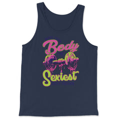 Make Your Body the Sexiest Outfit You Own Fitness Dumbbell product - Tank Top - Navy