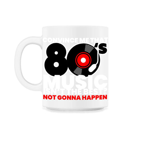 80’s Music is the Best Retro Eighties Style Music Lover Meme graphic