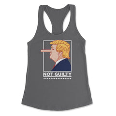 “Not Guilty” Funny anti-Trump Political Humor anti-Trump graphic - Dark Grey