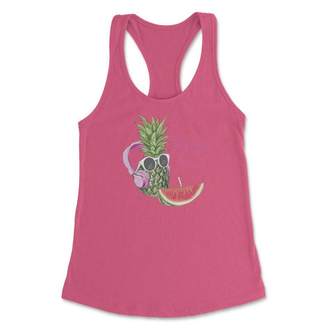 Happy Time! for Mom Mothers Day graphic print Women's Racerback Tank