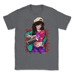 Spray Paint Graffiti Artist Girl print Unisex T-Shirt