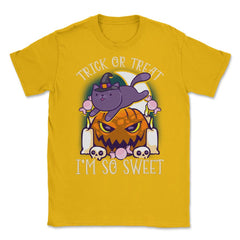 Halloween Trick or Treat I’m So Sweet Cute Cat Costume print Unisex