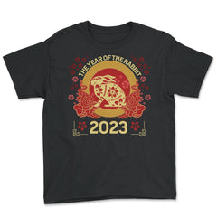 Chinese New Year The Year of the Rabbit 2023 Chinese design - Youth Tee - Black
