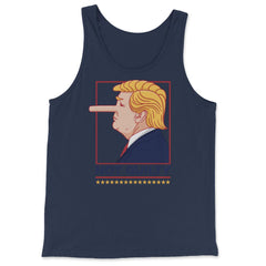 “Not Guilty” Funny anti-Trump Political Humor anti-Trump design - Tank Top - Navy