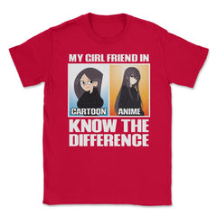 Is Not Cartoons Its Anime Know the Difference Meme print Unisex