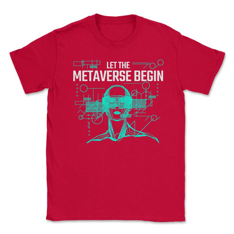 Let The Metaverse Begin Virtual Reality Futuristic product Unisex