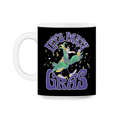 Let’s Party Gras Funny Mardi Gras Bird Drinking product 11oz Mug