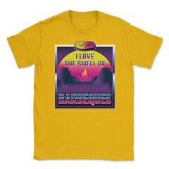 I Love the Smell of BBQ Funny Vaporwave Metaverse Look product Unisex - Gold