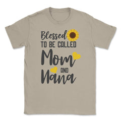 Sunflower Grandmother Blessed To Be Called Mom And Nana graphic - Cream